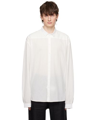 Nicolas Andreas Taralis Jacquard Shirt - White