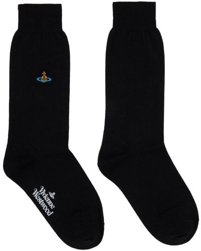 Vivienne Westwood Uni Socks - Black