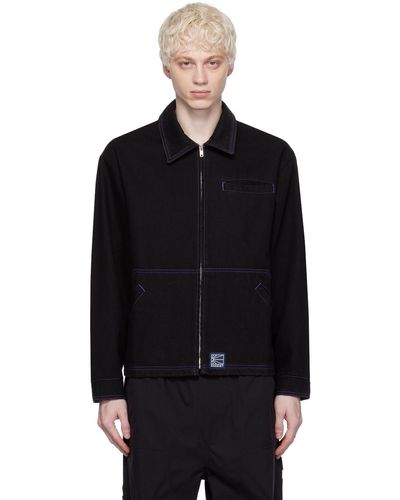 Rassvet (PACCBET) Blouson de travail noir en denim