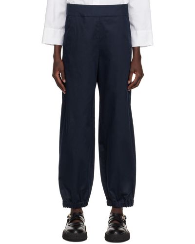 Max Mara Pantalon candela bleu marine - leisure