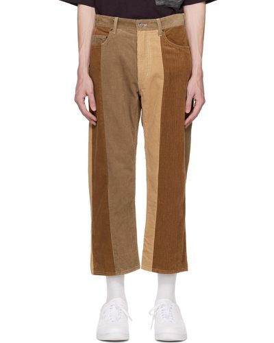 A.I.E. Pantalon krazy brun - Multicolore