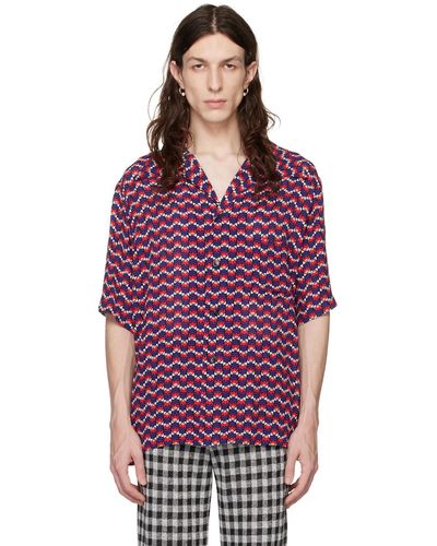 Anna Sui Ssense Exclusive Tulips Shirt - Red