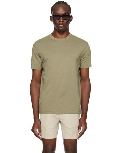 Tom Ford T-shirt vert à col ras du cou - Multicolore