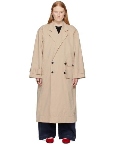 Henrik Vibskov Notice Coat - Natural