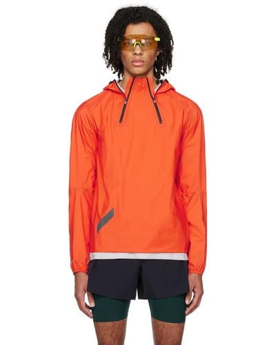 Soar Running Trail Rain Jacket - Orange
