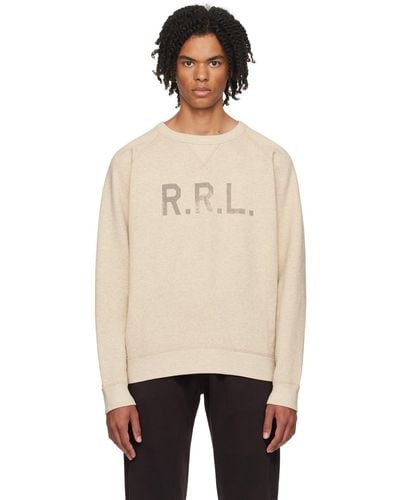 RRL Raglan Sleeve Sweatshirt - Black