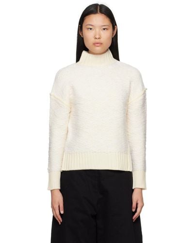 3.1 Phillip Lim オフホワイト Float セーター - ブラック