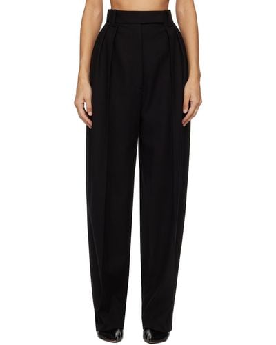 Khaite Black Cessie Pants