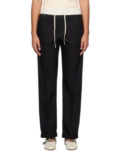 Wales Bonner Seine Pants - Black