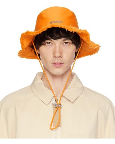 Jacquemus Le Bob Artichaut Cotton Hat - Orange