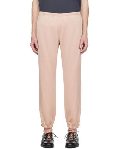 Needles Beige Zipped Lounge Trousers - Natural