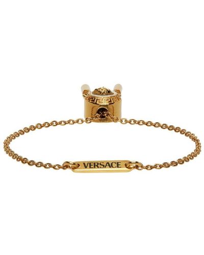Versace Bracelet bronze à méduse - Noir