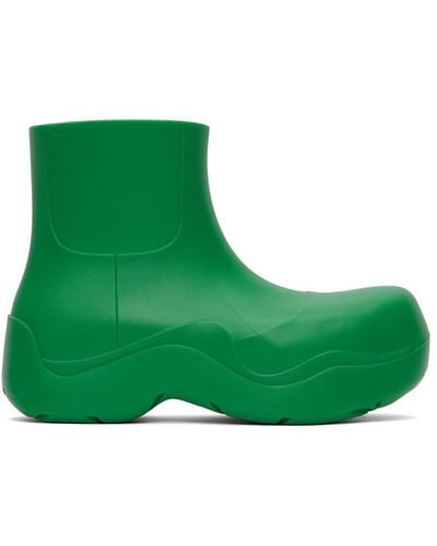 Bottega Veneta Puddle Biodegradable-rubber Ankle Boots - Green