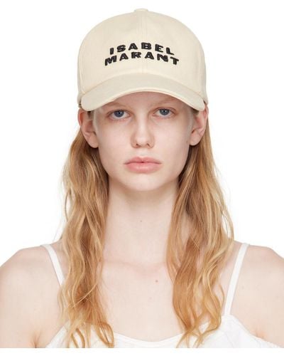 Isabel Marant Off-white Tyron Cap - Brown