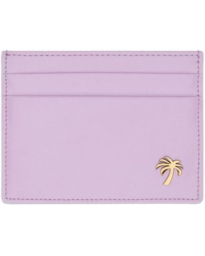Palm Angels Palm Beach Card Holder - Purple
