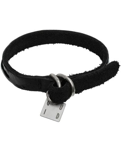 Guidi Leather Bracelet - Black