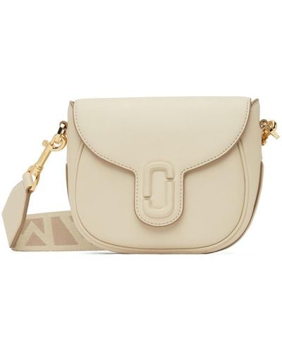 Marc Jacobs オフホワイト The J Marc Small Saddle バッグ - ブラック