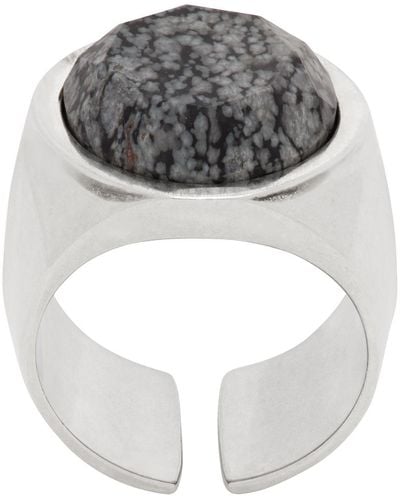 Isabel Marant Silver & Gray Alto Ring