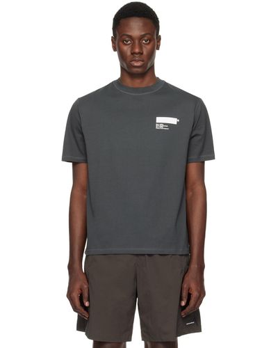 AFFXWRKS T-shirt gris à images à logo et texte exclusif à ssense - Noir