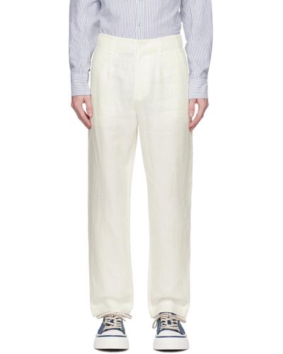 Rag & Bone Ragbone pantalon ajusté blanc cassé