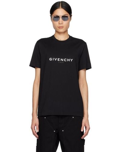 Givenchy リバースロゴ Tシャツ - ブラック