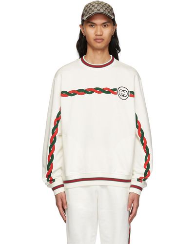 Gucci Off-white Cotton Sweatshirt - Multicolour