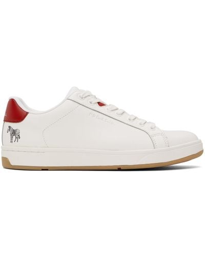 PS by Paul Smith White Albany Trainers - Black