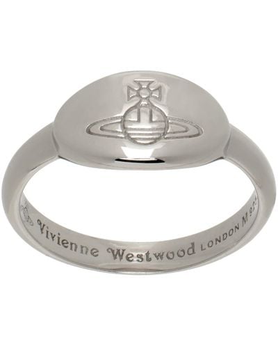 Vivienne Westwood Bague tilly argentée - Métallisé