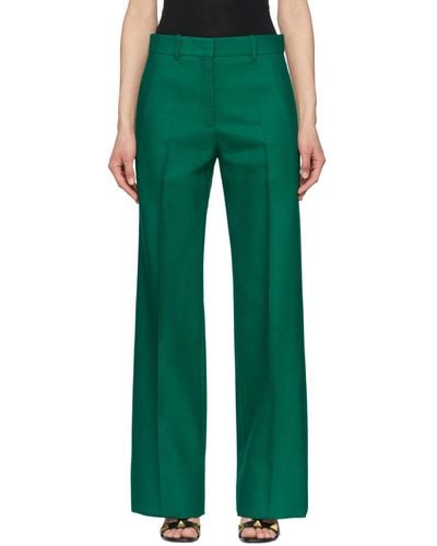 Valentino Wool Trousers - Green