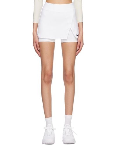 Nike White Dri-fit Victory Skirt