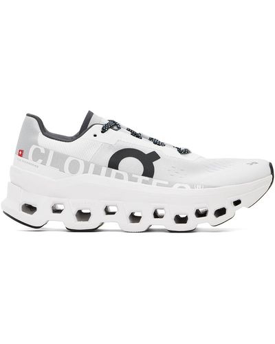 On Shoes Baskets cloudmster blanches - Noir