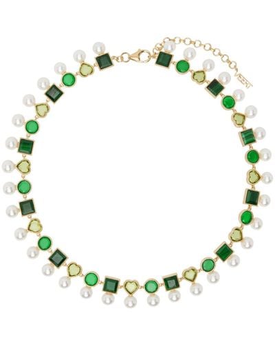 Veert 'the Pearl Shape' Necklace - Green