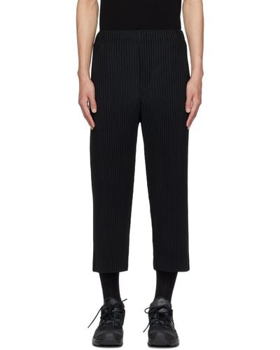 Homme Plissé Issey Miyake Homme Plissé Issey Miyake Black Monthly Colour June Trousers