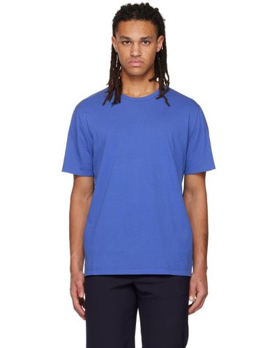 Vince Blue Garment Dye T-shirt