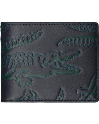 Lacoste Small Rfid Protect Billfold Wallet - Gray