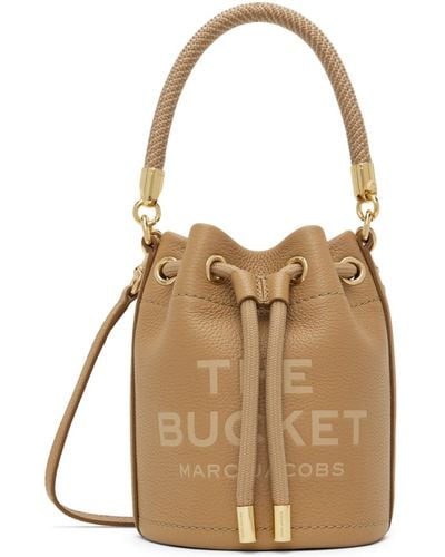 Marc Jacobs Beige 'the Leather Mini Bucket' Bag - Multicolor