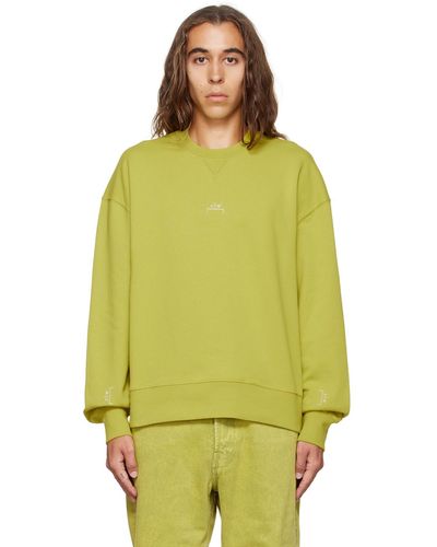 A_COLD_WALL* * Yellow Embroidered Sweatshirt - Multicolour