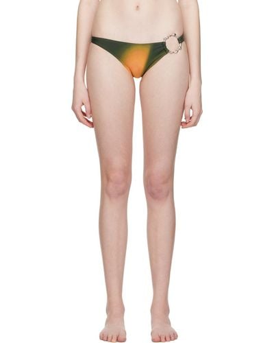 Miaou Green Hannah Jewett Edition Maya Bikini Bottoms - Black