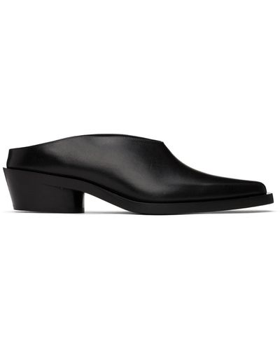 Proenza Schouler Mules bronco noires