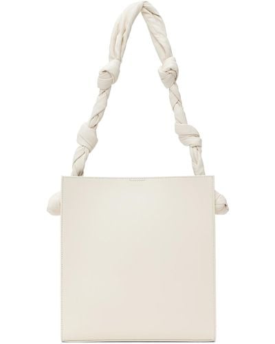 Jil Sander Medium Tangle Bag - White