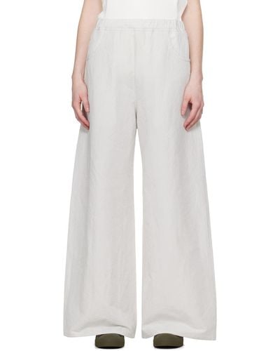 Sofie D'Hoore Pistis Casual Trousers - White
