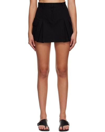 Frankie Shop Audrey Cargo Miniskirt - Black