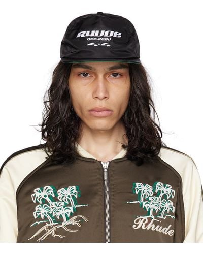 Rhude Embroidered Cap - Black