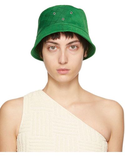 Bottega Veneta® Men's Intrecciato Leather Bucket Hat in Lighthouse. Shop  online now.