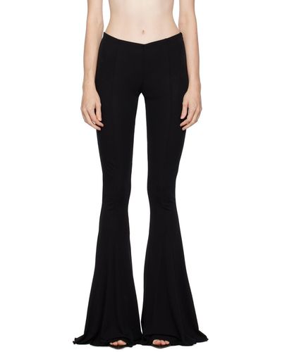 Blumarine Pantalon évasé noir