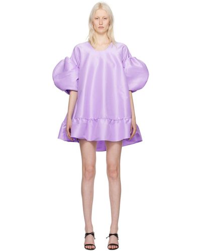 Kika Vargas Robe courte gigi mauve exclusive à ssense - Violet