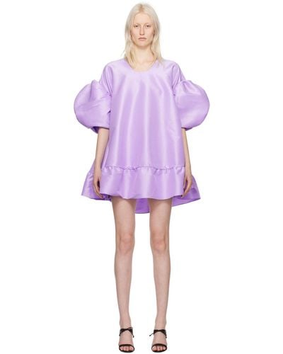 Kika Vargas Ssense Exclusive Purple Gigi Minidress