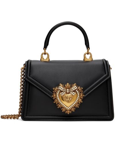 Dolce & Gabbana Dolce&gabbana Black Small Devotion Bag