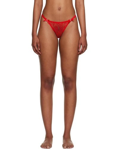 Agent Provocateur Red Lorna Thong - Orange