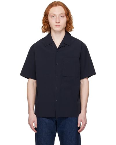 Norse Projects Navy Carsten Shirt - Blue